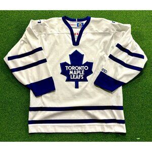 Vintage 90s Toronto Maple Leafs CCM NHL Hockey Home Jersey Large L